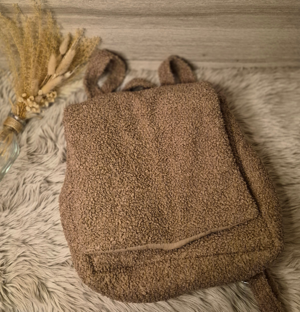 Teddy tas met drukknop